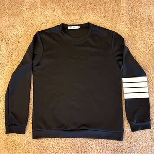 black long sleeve polyester shirt